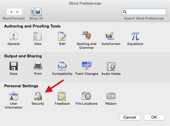 2011 word for mac change toolbar guide